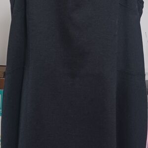 Athleta All Black Zippered Dress